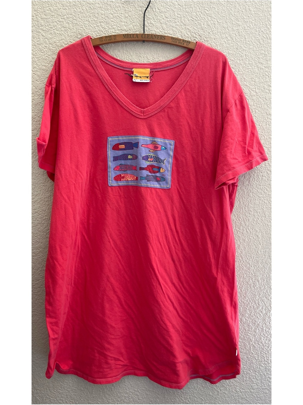Vintage Down Under Fish Beach Dress Women’s Size XL